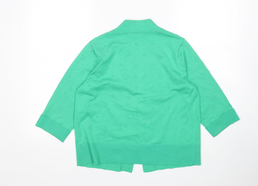 Hepburn Womens Green Cardigan Jumper Size S