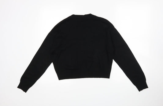 H&M Womens Black Pullover Jumper Size XS