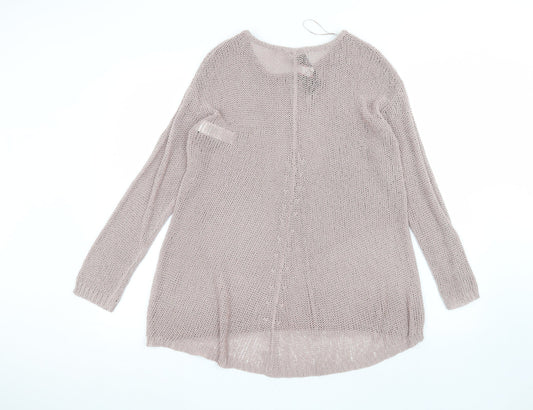 Marks and Spencer Womens Pink Pullover Jumper Size 14