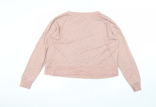 Boux Avenue Womens Pink Basic T-Shirt Size 12