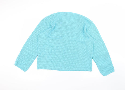 Future Lady Womens Blue Pullover Jumper Size L