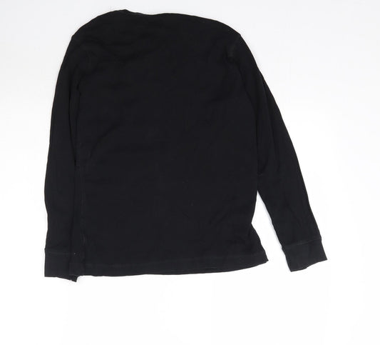 Basic Tee Womens Black Basic T-Shirt Size M