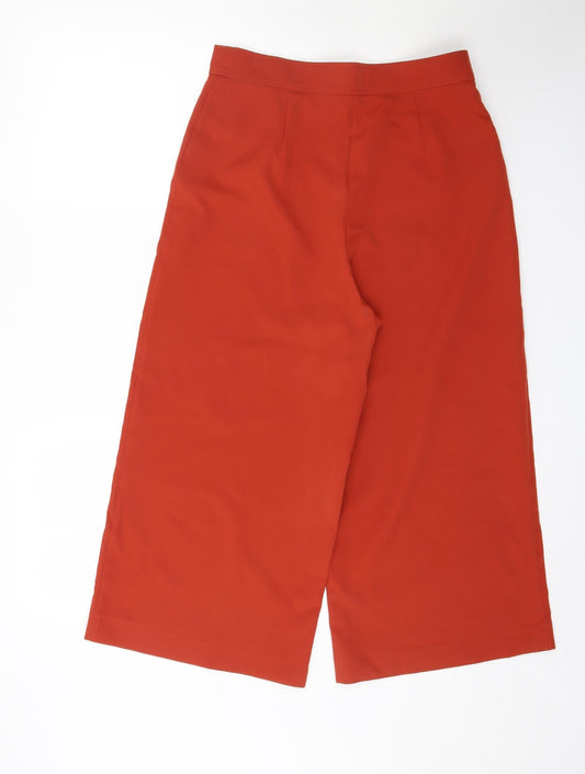 New Look Womens Orange Trousers Size 12 L28 in