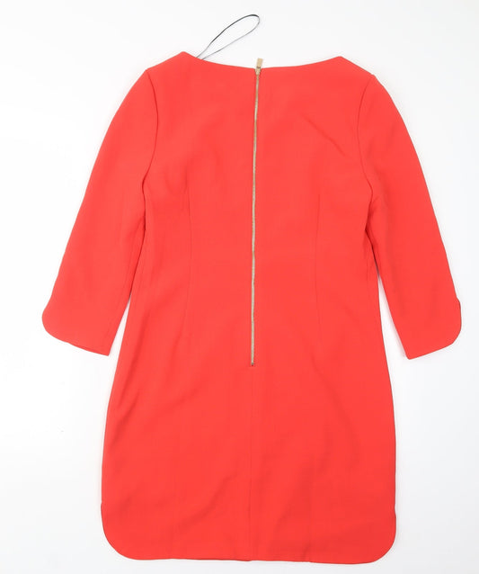 Vince Camuto Womens Red Shirt Dress Size 12