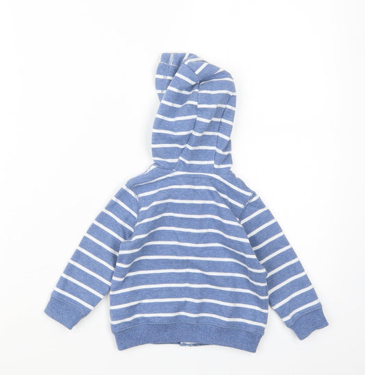F&F Boys Blue Striped Jacket Size 3-6 Months