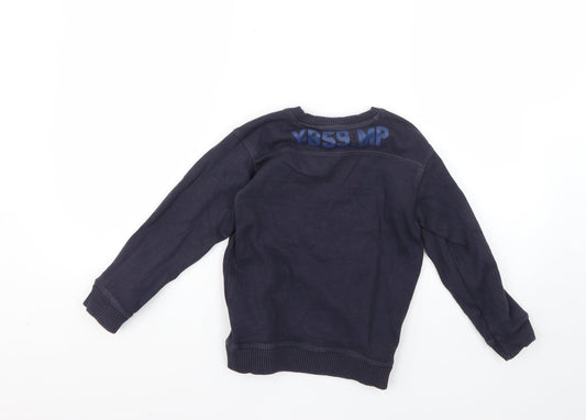 Matalan Boys Blue Pullover Jumper Size 6-7 Years