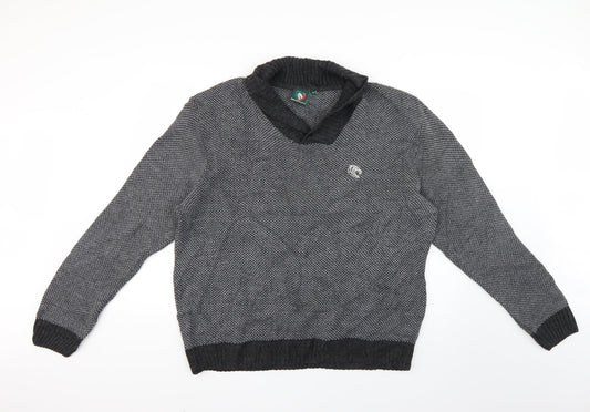 leicester tigers Womens Grey   Pullover Jumper Size XL