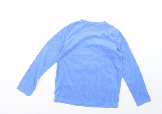 Pj collections Girls Blue Solid Top Pyjama Top Size 11-12 Years