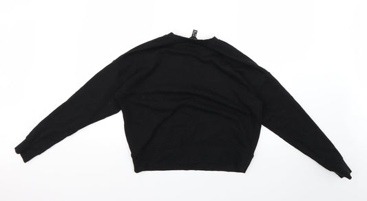 New Look Womens Black Pullover Jumper Size 12