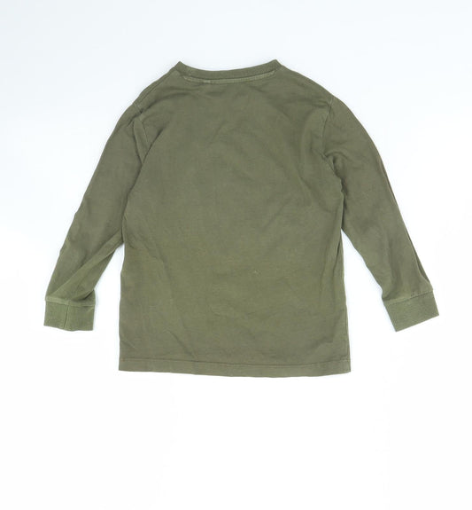 NEXT Boys Green Basic T-Shirt Size 4 Years - football