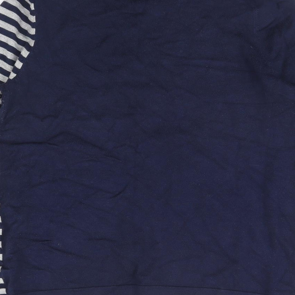 Bonmarche Womens Blue Striped Pullover Jumper Size 12