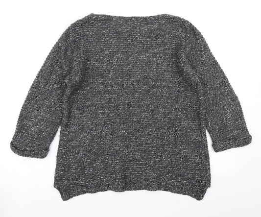 NEXT Womens Grey Knit Pullover Jumper Size 10
