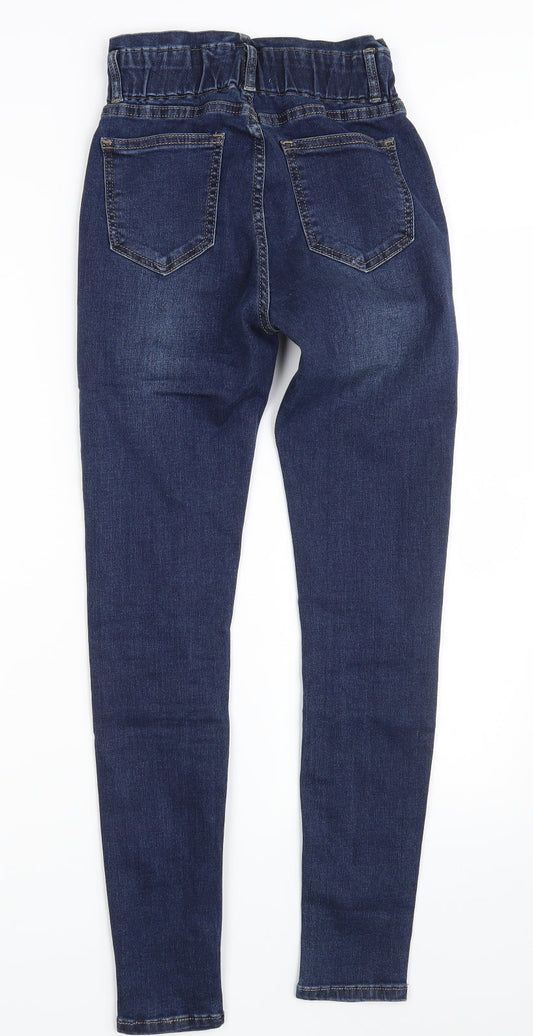 VS Miss Womens Blue Denim Skinny Jeans Size 6 L27 in
