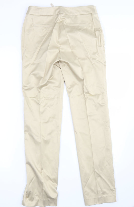 Hein Womens Gold Dress Pants Trousers Size 28 in L30 in