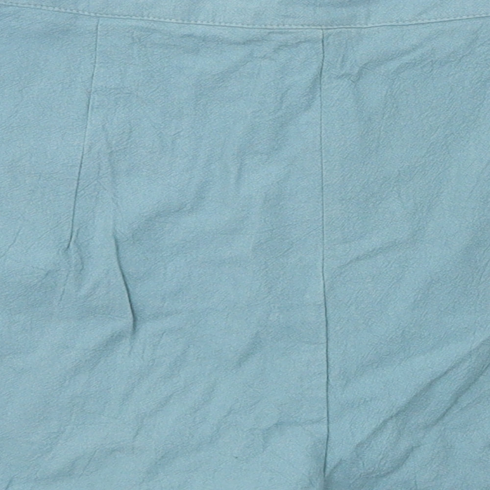 SheIn Womens Blue Hot Pants Shorts Size S