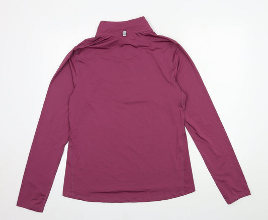 Icy Zone Mens Purple Jersey Pullover Sweatshirt Size L