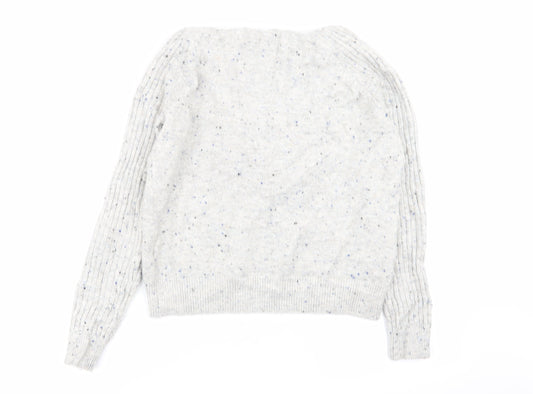 M&S Womens Grey Pullover Jumper Size S