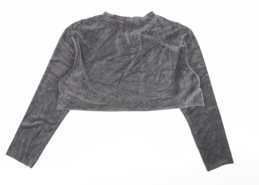 USA Pro Womens Grey Pullover Jumper Size 10 - cropped
