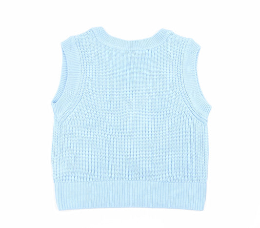 New Look Girls Blue Pullover Jumper Size 12-13 Years