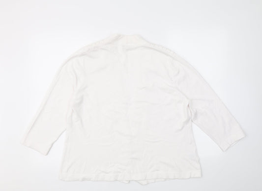 CC Womens White Pullover Jumper Size XL