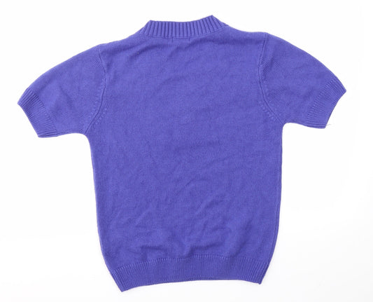 Damart Womens Purple Pullover Jumper Size 10