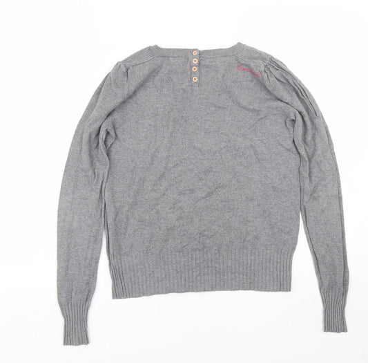 Love Label Womens Grey Pullover Jumper Size 14