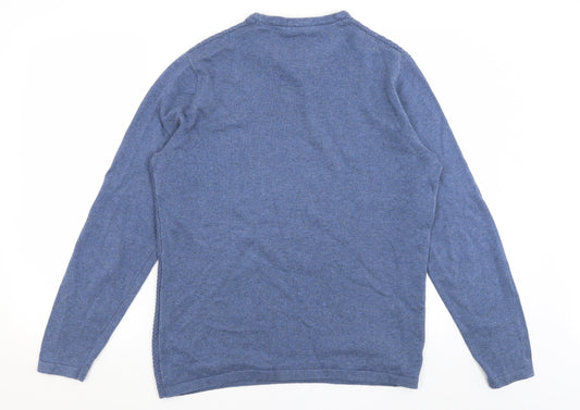 George Mens Blue Pullover Jumper Size S
