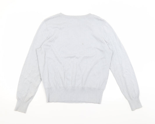 Oasis Womens Blue Pullover Jumper Size L