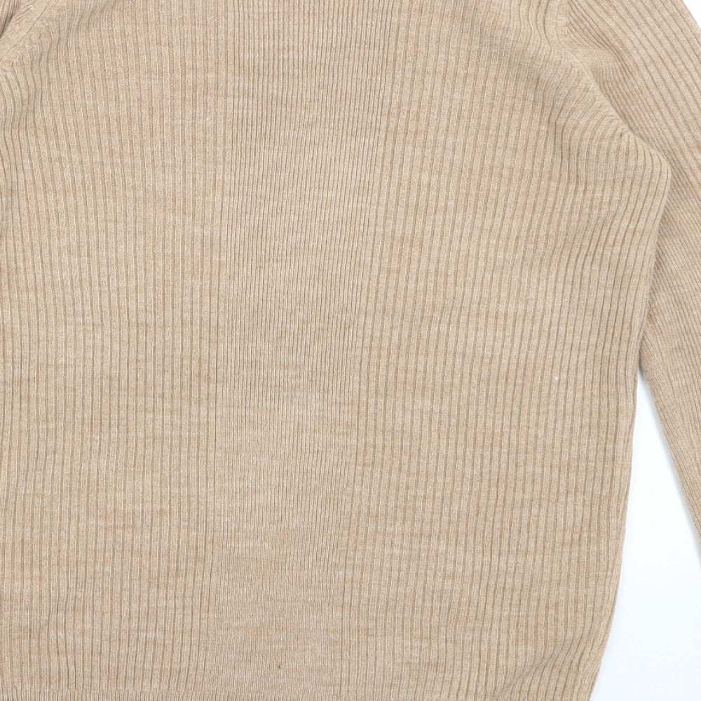 M&S Womens Brown Pullover Jumper Size 8