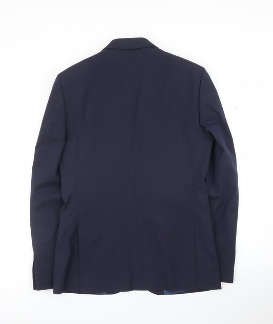 M&S Mens Blue Jacket Suit Jacket Size 38