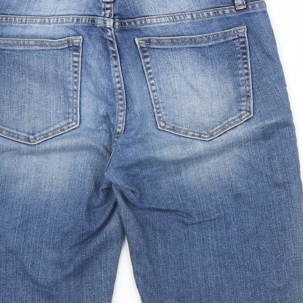 Gap Mens Blue  Denim Bermuda Shorts Size 26 in