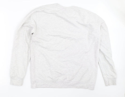 All We Do is Mens Grey Pullover Sweatshirt Size L