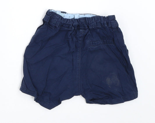H&M Boys Blue Cropped Trousers Size 12-18 Months