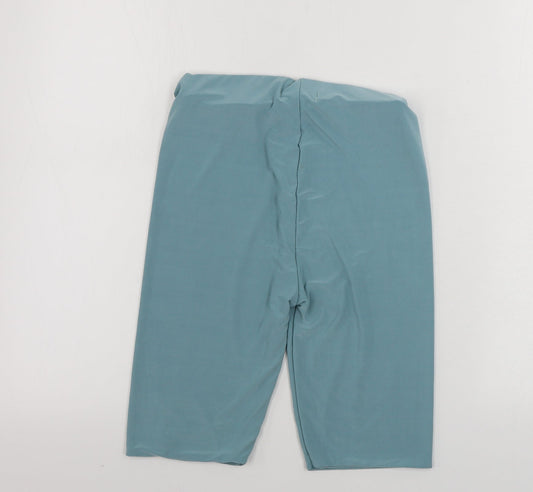 PRETTYLITTLETHING Womens Blue Sweat Shorts Size 6