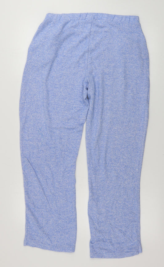 Jeff & Co Womens Blue Sweatpants Trousers Size 14 L26 in