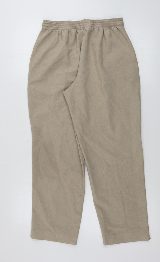 Preworn Womens Beige Trousers Size 30 in L23 in