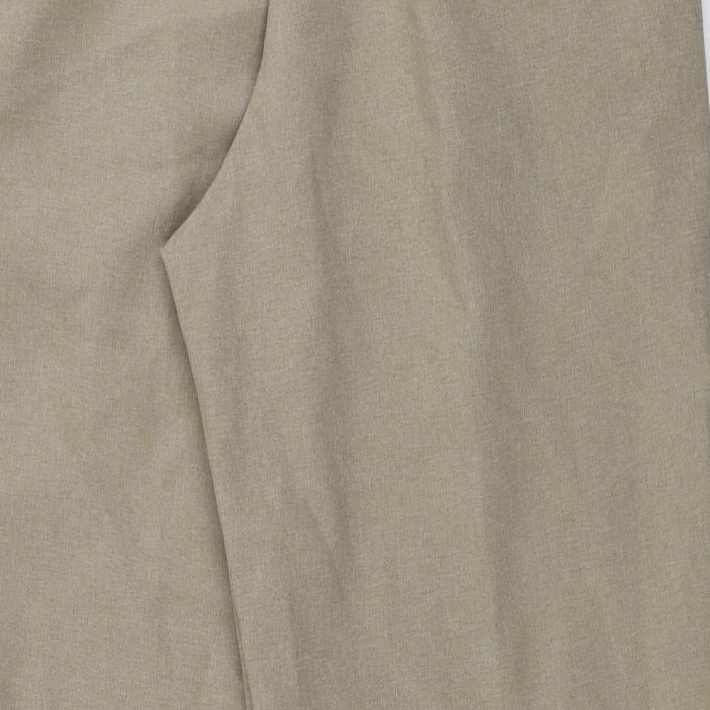 Preworn Womens Beige Trousers Size 30 in L23 in