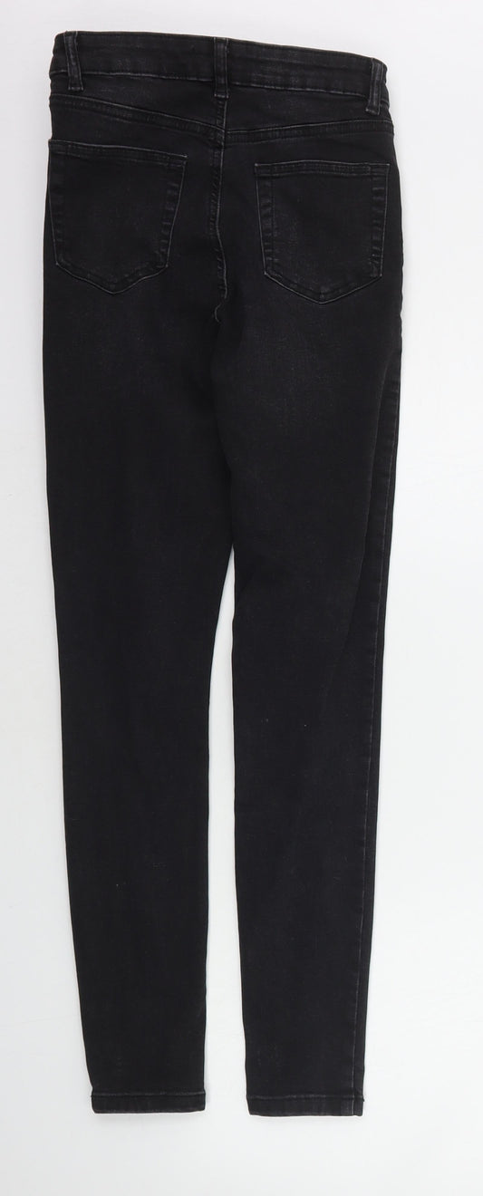 Denim & Co. Womens Grey Skinny Jeans Size 8 L26 in