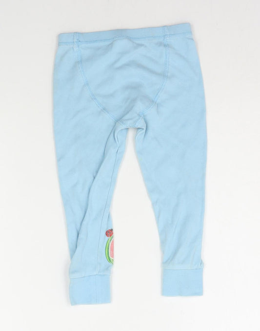 George Girls Blue Solid Top Pyjama Pants Size 2-3 Years