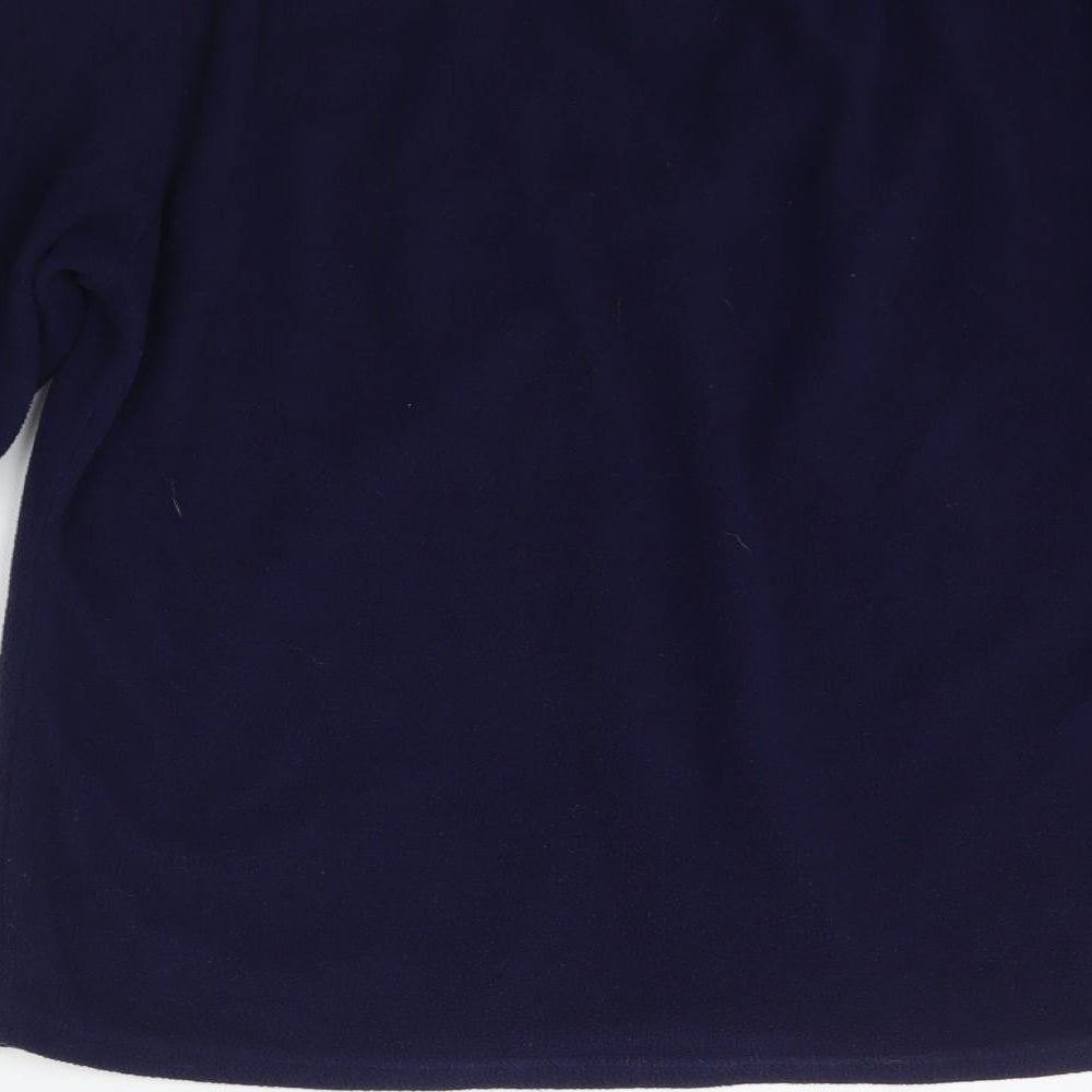 slumber Hut Womens Blue Solid Top Pyjama Top Size S