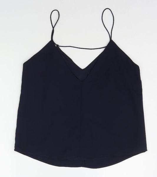 Finders Keepers Womens Blue Basic Tank Size M