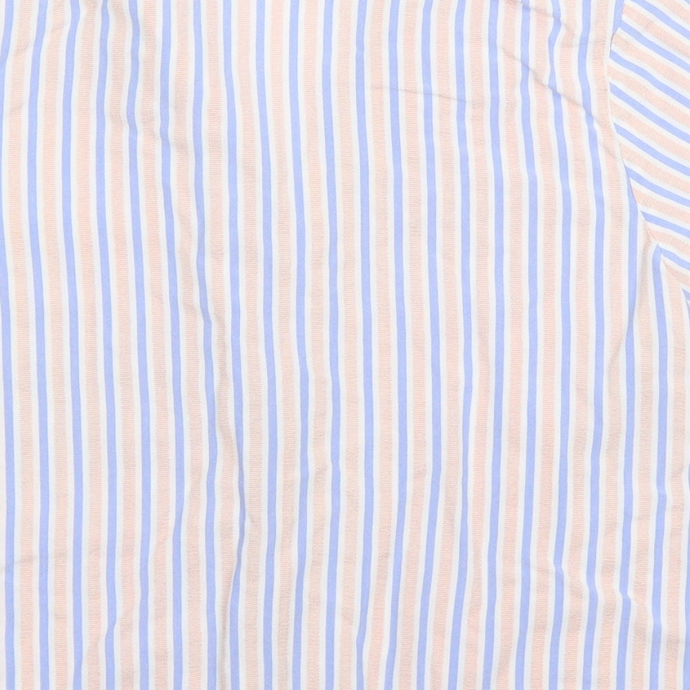 Matalan Womens Multicoloured Striped Top Pyjama Top Size 16