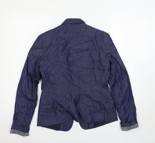 George Womens Blue Jacket Size 8