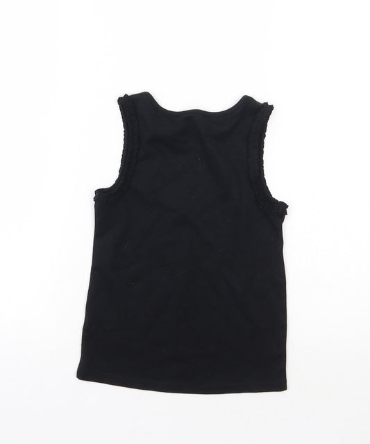 George Girls Black Basic Tank