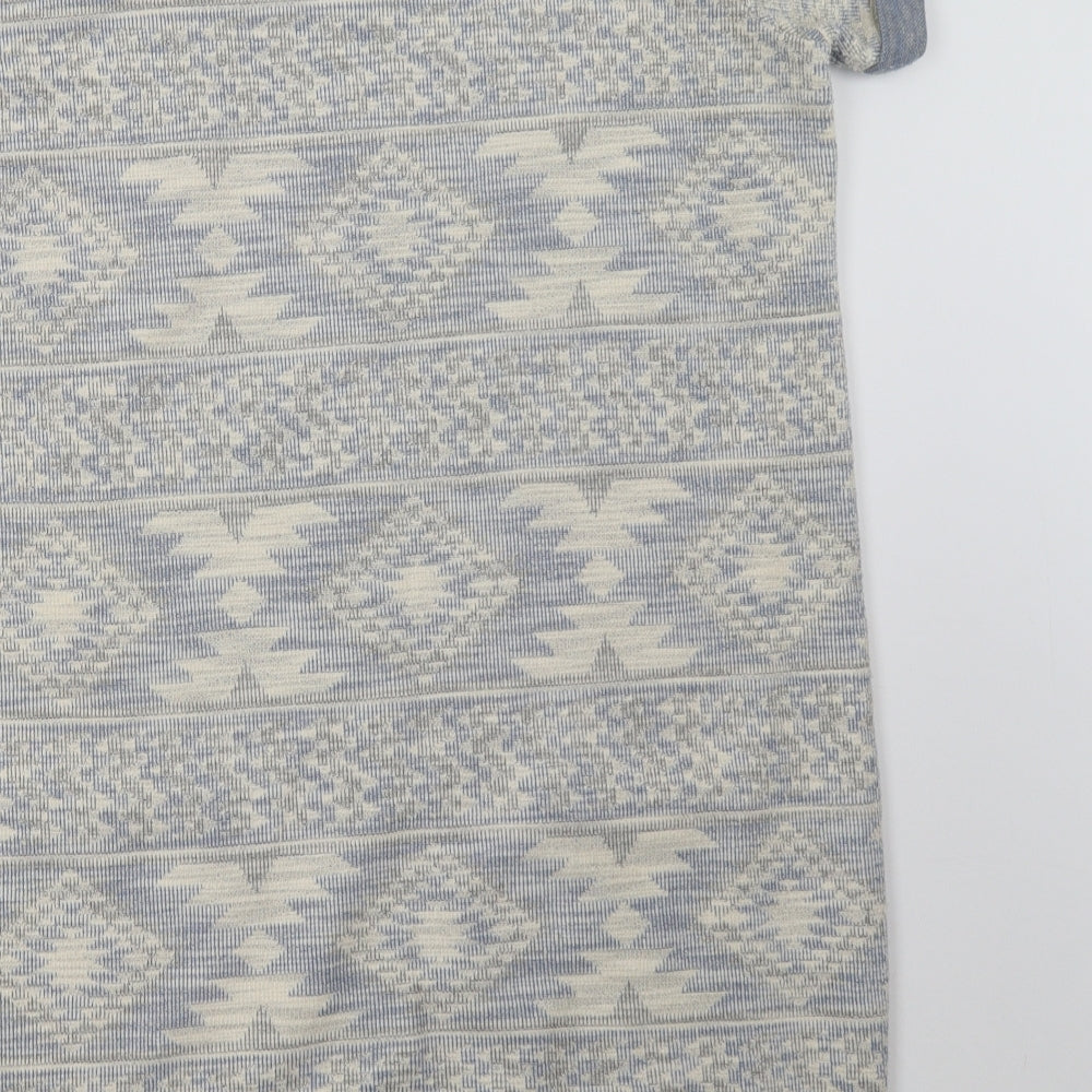 NEXT Womens Beige A-Line Size 16