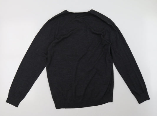 Marks and Spencer Mens Grey Pullover Sweatshirt Size L