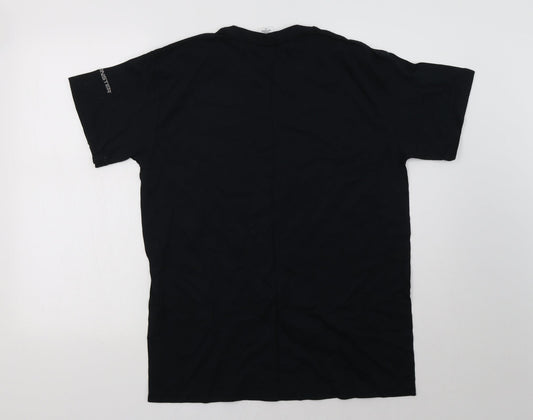 Gildan Mens Black T-Shirt Size L