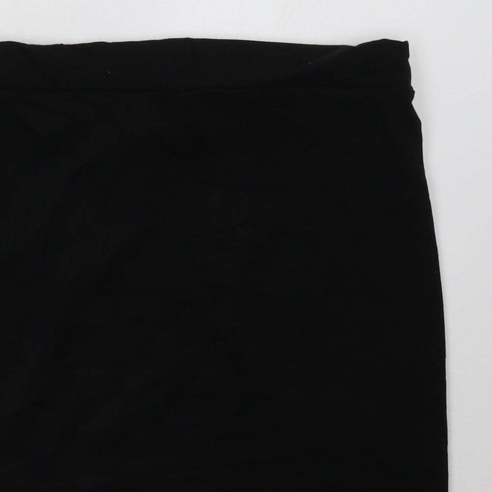 H&M Womens Black A-Line Skirt Size M