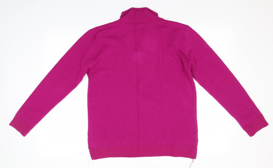 Preworn Womens Pink Pullover Jumper Size L