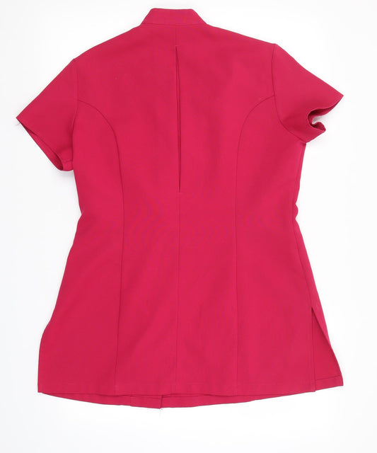 Simon Jersey Womens Pink T-Shirt Dress Size 14